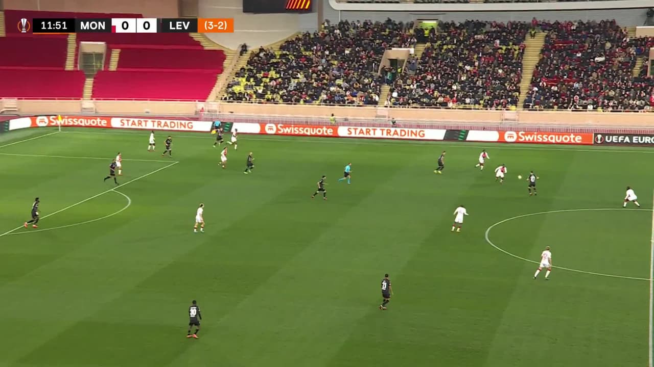 ¡GOL!  anota para Bayer 04 Leverkusen. Florian Wirtz