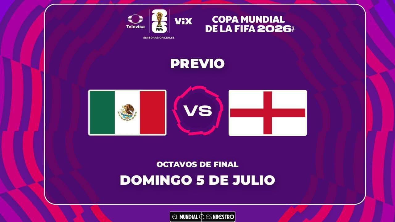 A qué hora y dónde ver el México vs. Inglaterra de Octavos de Final
