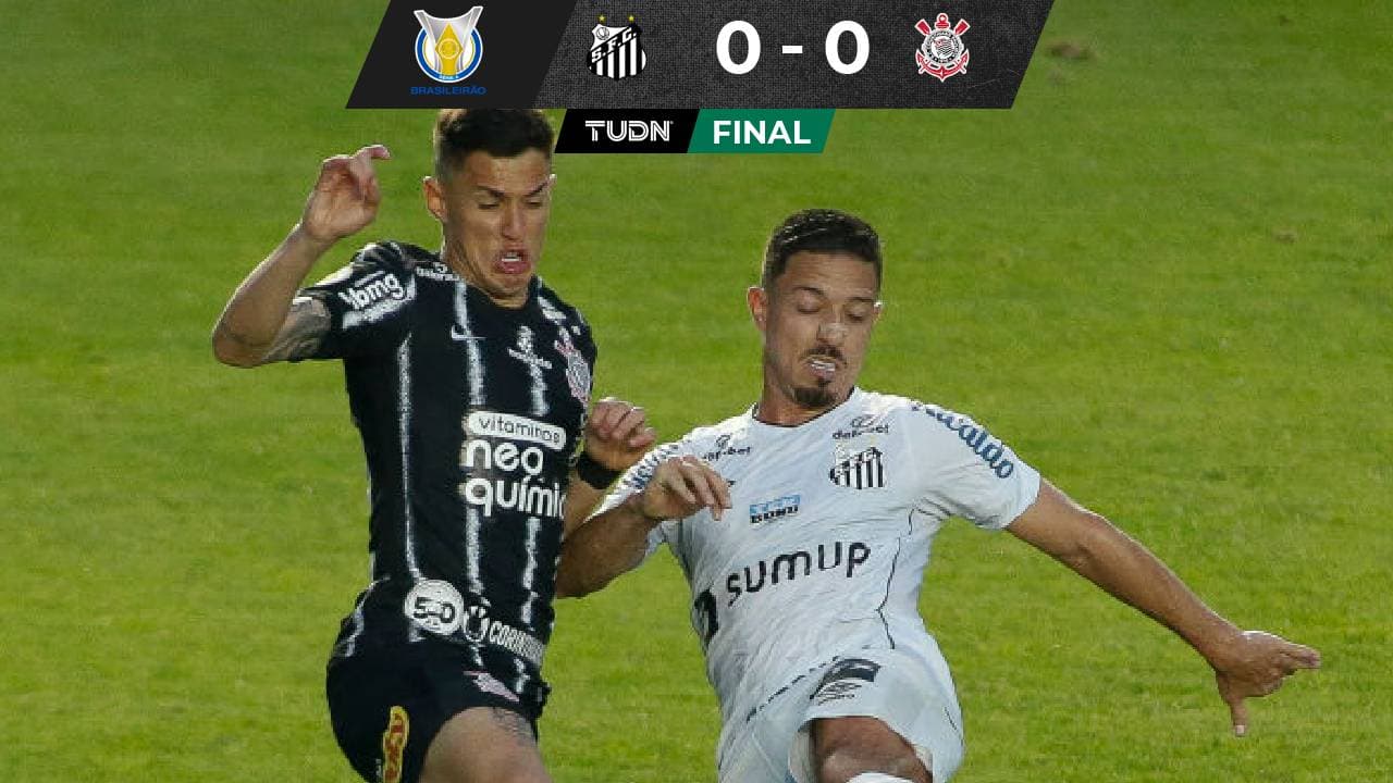 A ninguno le sirvió: Santos y Corinthians empataron sin goles 