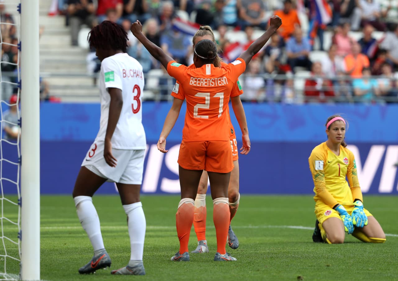 Primer festejo para la atacante del Bayern Múnich en este Mundial y el número 11 de su carrera internacional con las Leonas.