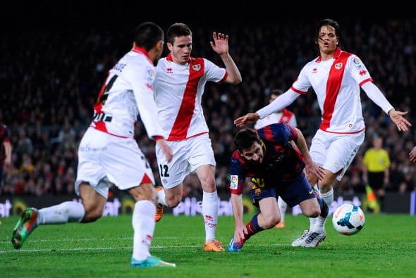 Y esta era la única forma de parar a Messi.