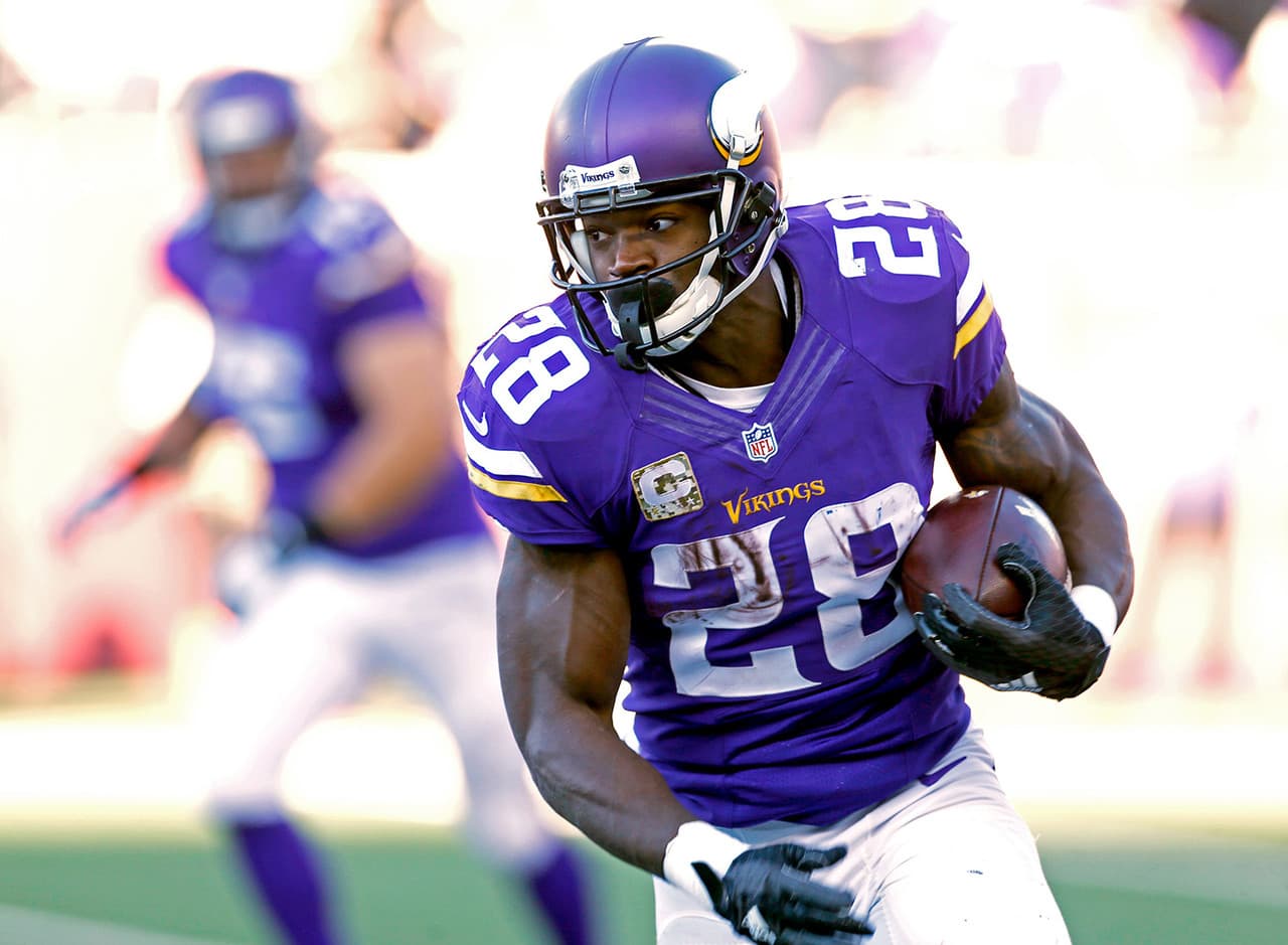 22.- Adrian Peterson, RB, Minnesota Vikings.- 20.3 puntos.