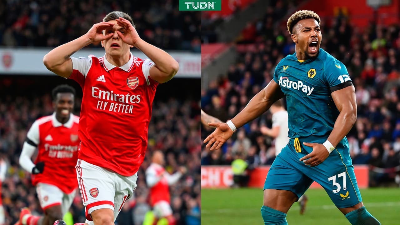 Arsenal empata y peligra su liderato; Wolves remonta con 10 y sin Jiménez