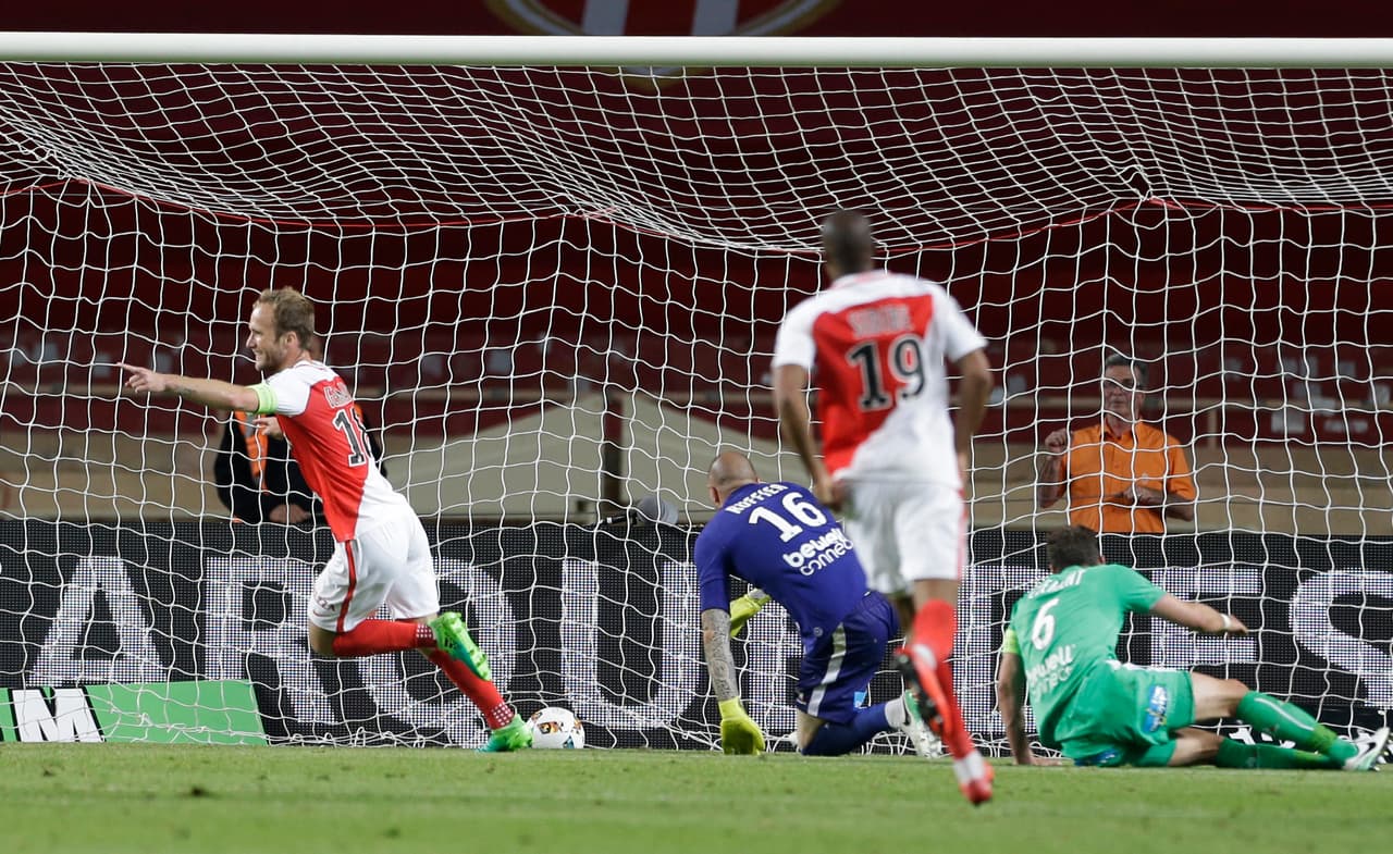 El poder ofensivo del Mónaco se vio reflejado incluso al final del partido, cuando llegó en pies de Valere Germain el 2-0 definitivo para prender la fiesta del título.