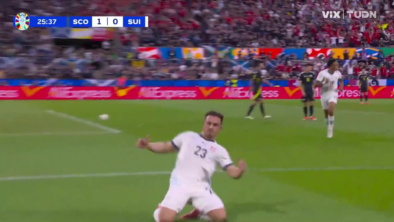 Revive los goles del empate entre Escocia y Suiza
