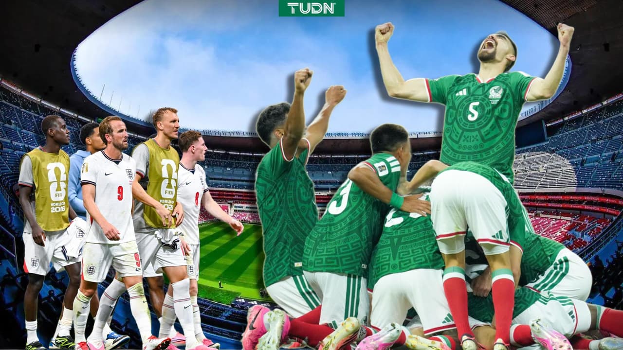 La Selección Mexicana no ha perdido con Inglaterra jugando en México