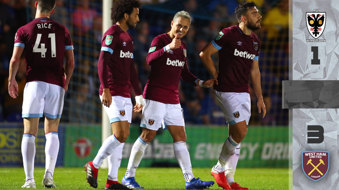 ‘Chicharito’ sentenció el pase del West Ham en Copa de Inglaterra