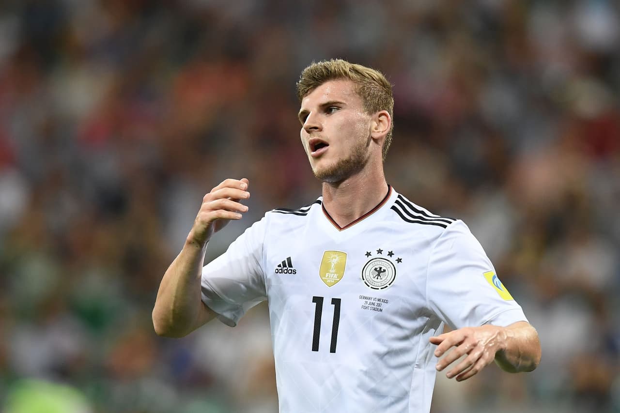 9 - Autor de uno de los goles alemanes, Timo Werner fue uno de los jugadores más peligrosos durante el encuentro.