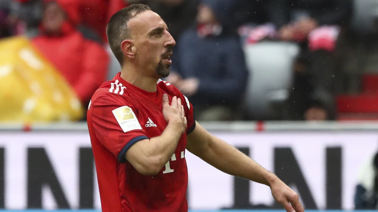 Franck Ribéry jugó 12 años para el Bayern Múnich.