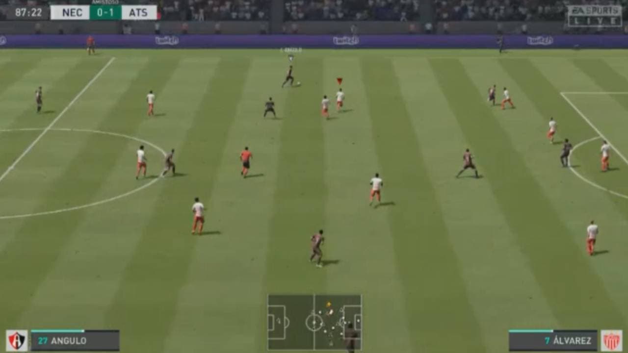 Carlos Guzmán cayó por la mínima ante Jairo Torres y por el momento los rojinegros son octavos en la tabla general del futbol virtual.