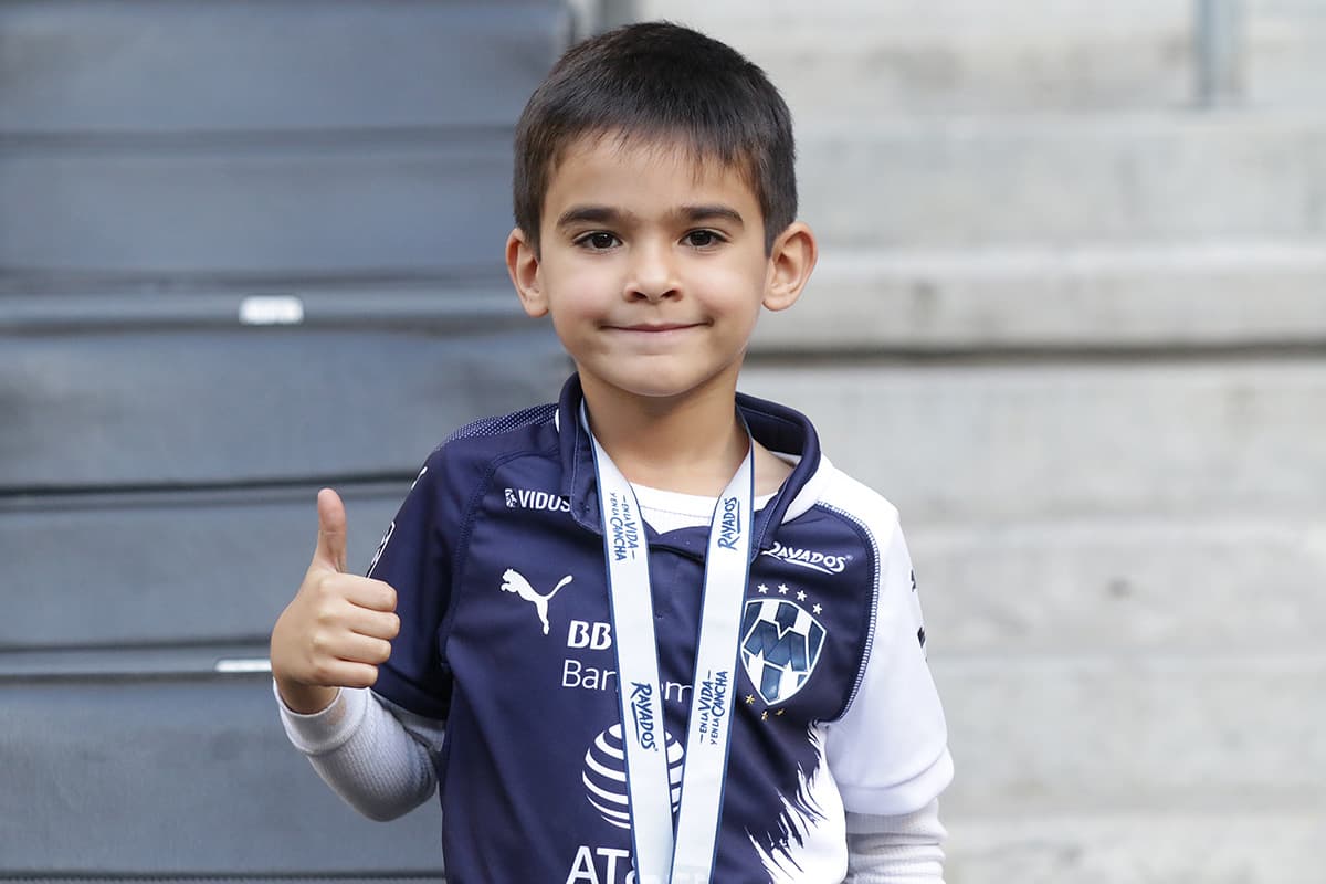 Los fanáticos de Rayados en el Estadio Bancomer para el juego contra Tuzos en la Jornada 1 del Clausura 2019.
