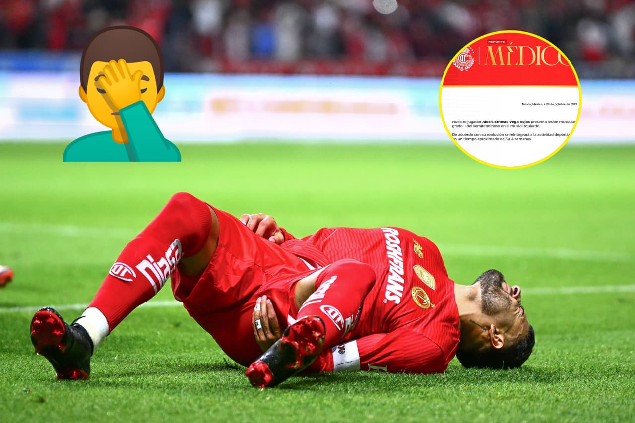 Revelan gravedad de la lesión de Alexis Vega rumbo a Liguilla