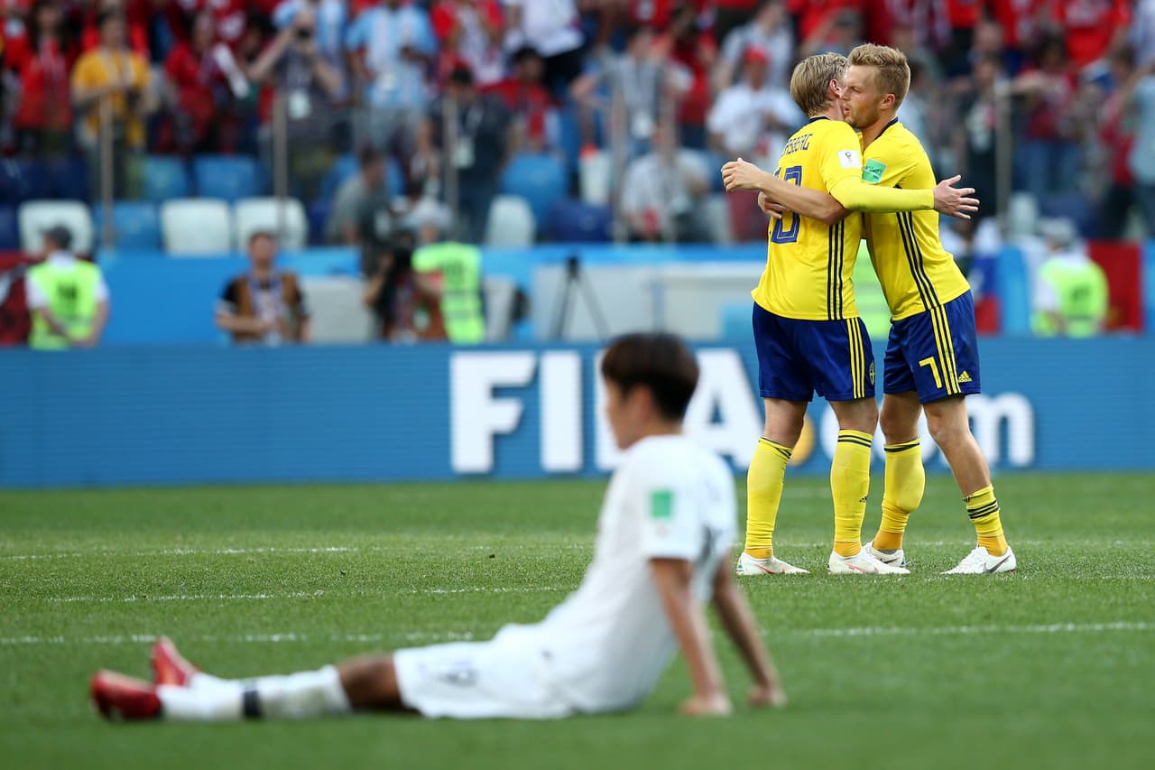 El triunfo de Suecia contra Corea del Sur por la mínima diferencia dejó igualado a los europeos con los mexicanos en el primer lugar del grupo F.