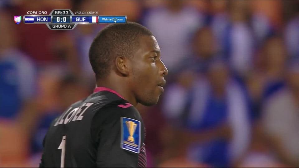 Corner. Tiro de esquina para French Guiana