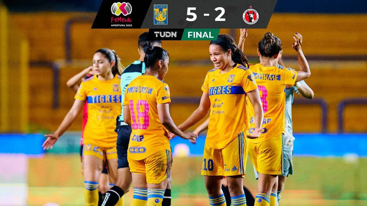 Tigres golea a Xolos y finaliza en tercer lugar de la Liga MX Femenil
