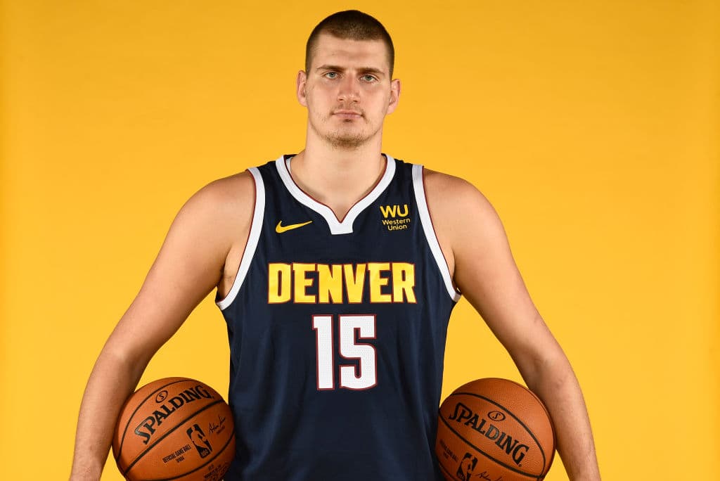 Suplente: Nikola Jokic, el gigante serbio de los Denver Nuggets, formará parte de su segundo All Star Game.