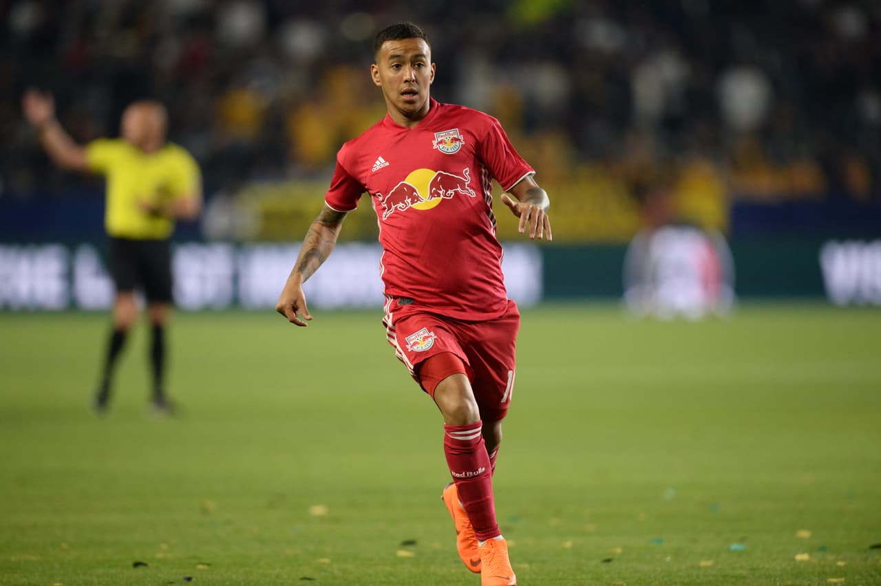 El apodo de Alejandro Romero Gamarra se deja oir cada vez más en toda la MLS. 'Kaku' marcó el gol que selló la victoria 3-2 de los Red Bulls frente a LA Galaxy. (USA Today Images)