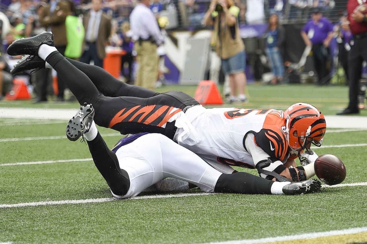 Tyler Eifert: Yo no se si alguien de verdad entiende la regla de la recepción en la NFL