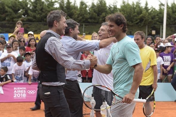 Pese a la impronta social de la actividad, tampoco estuvo exento del ingrediente político.