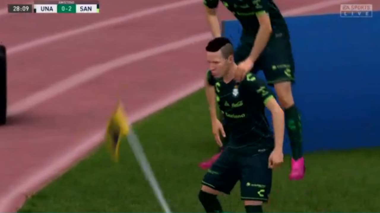 Con dos goles de Lozano, la escuadra universitaria conoció la derrota en el futbol virtual.