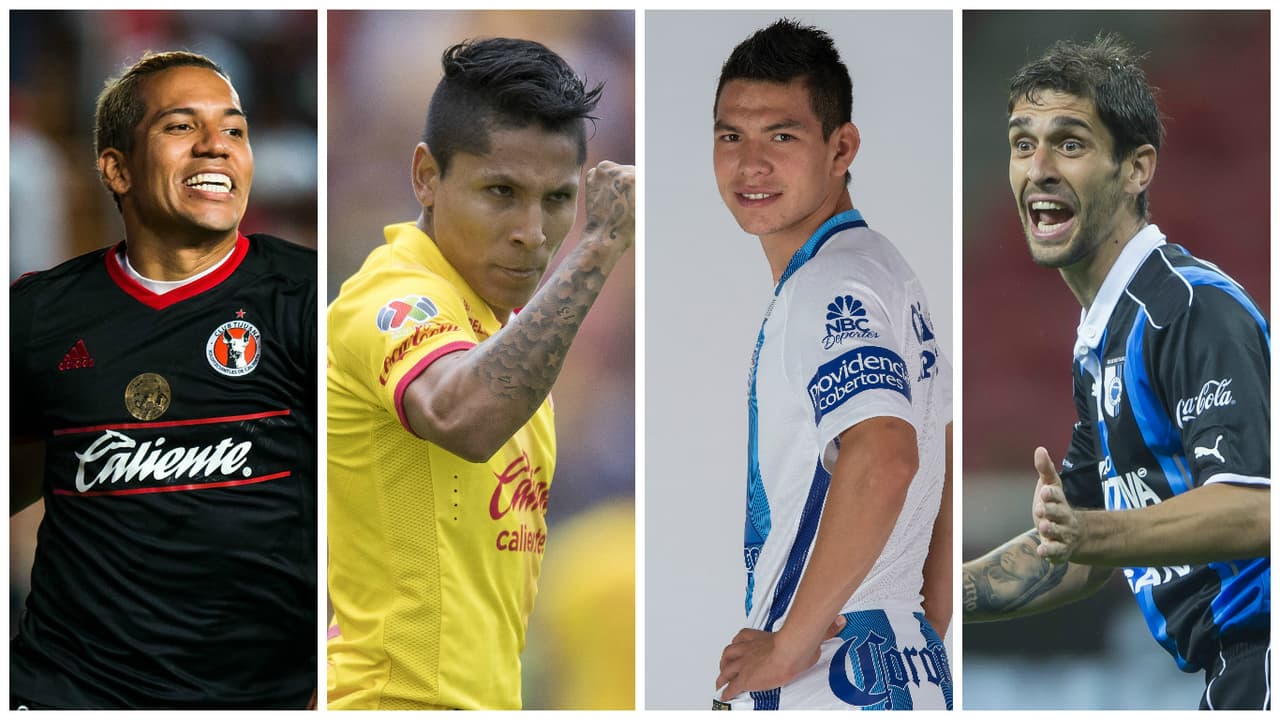 Ellos son el 11 ideal, los jugadores con más puntos en el Univision Deportes Fantasy en lo que va del torneo Apertura 2016.