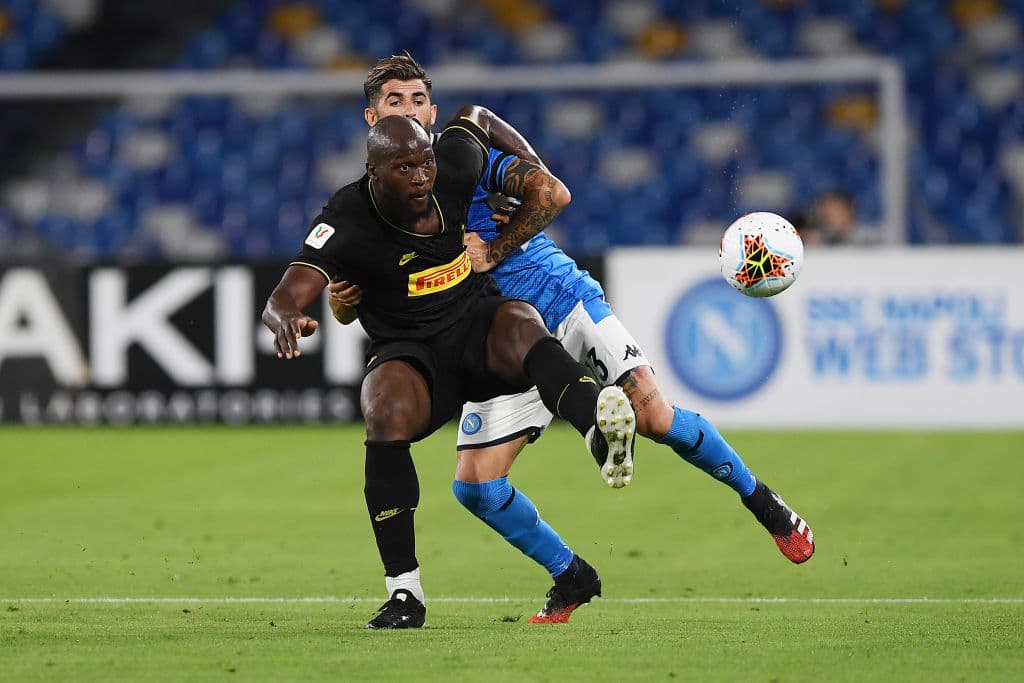 Entrados en la segunda mitad, Inter tuvo dificultad para penetrar el último tercio del campo. Los de Gatusso ya estaban bien parados en la cancha.