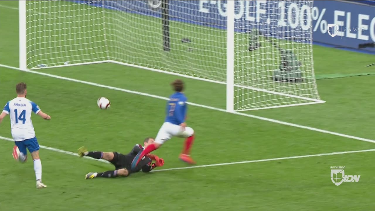 Griezmann tuvo su recompensa y marcó un gran gol