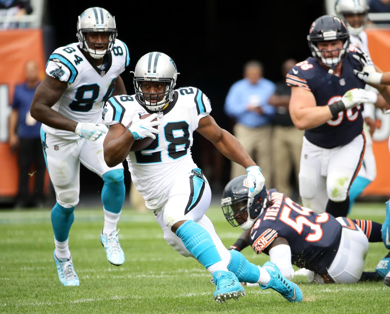 Síntoma de que la ofensiva de Panthers no funcionó. Cam Newton fue el único corredor del equipo en sumar 50 yardas terrestres. Le siguió Jonathan Stewart con 48 yardas en 14 acarreos.