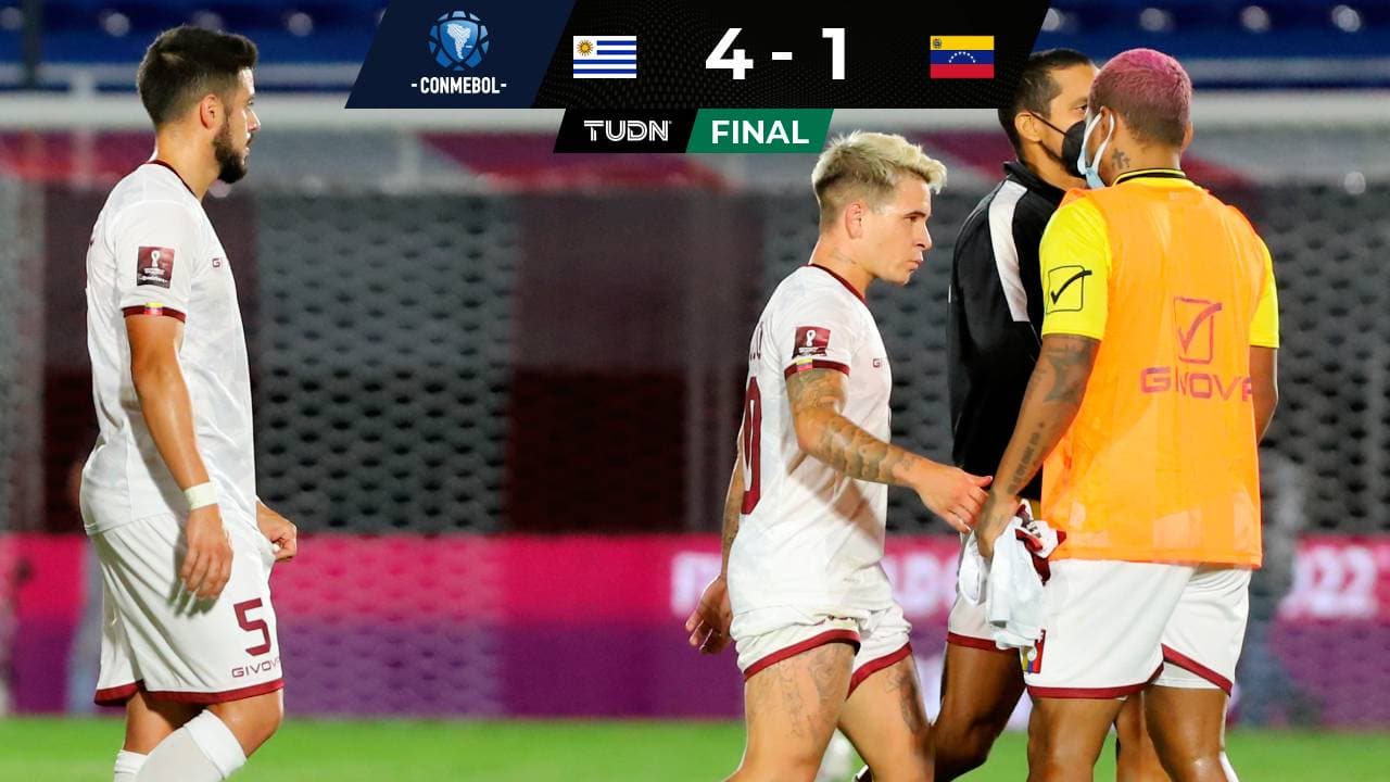 Soteldo sufre goleada ante una aplastante Uruguay