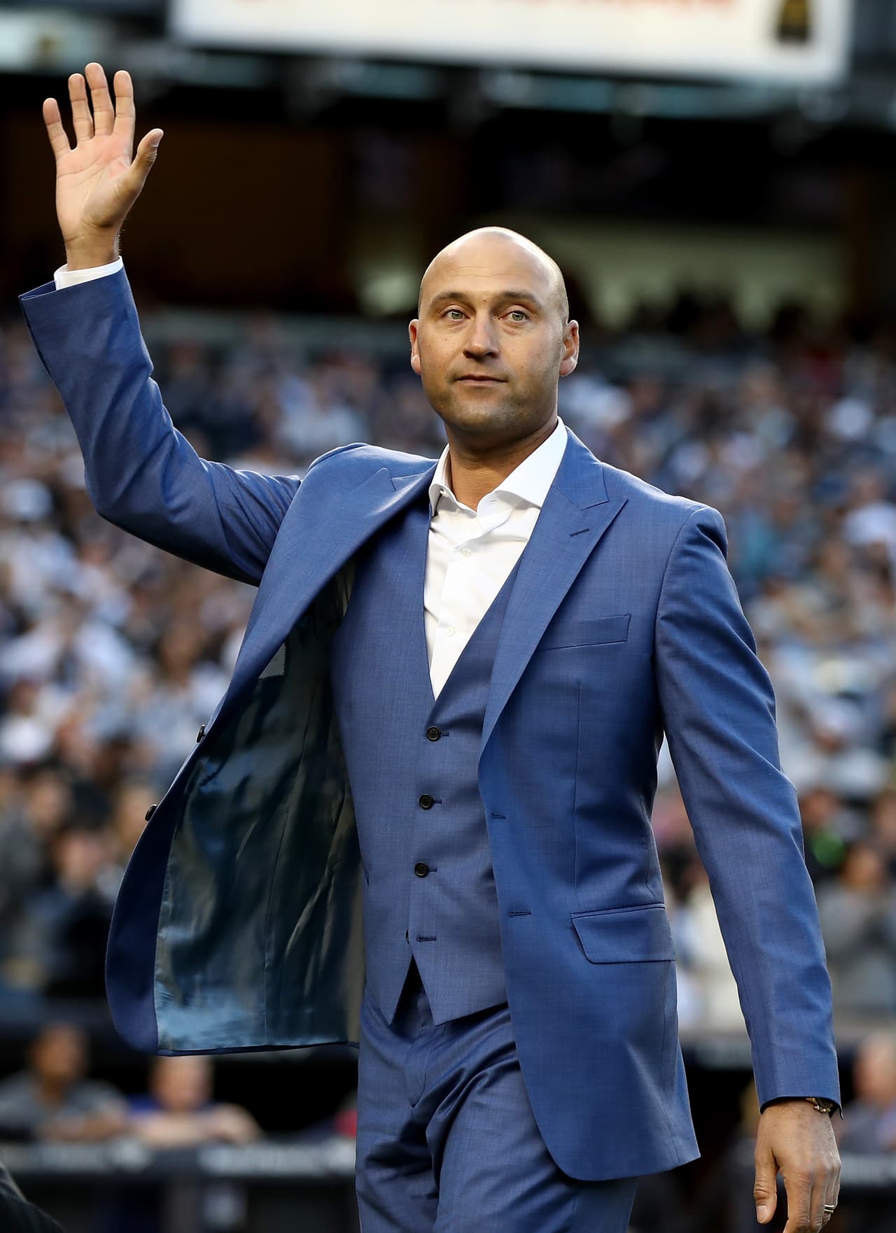 Jeter jugó 20 años como profesional, todos ellos con los Yankees de Nueva York.