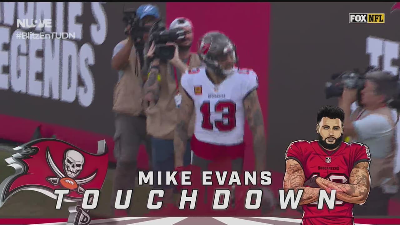 ¡Con el sello de Brady! Tom lanza profundo y Mike Evans anota para Tampa Bay