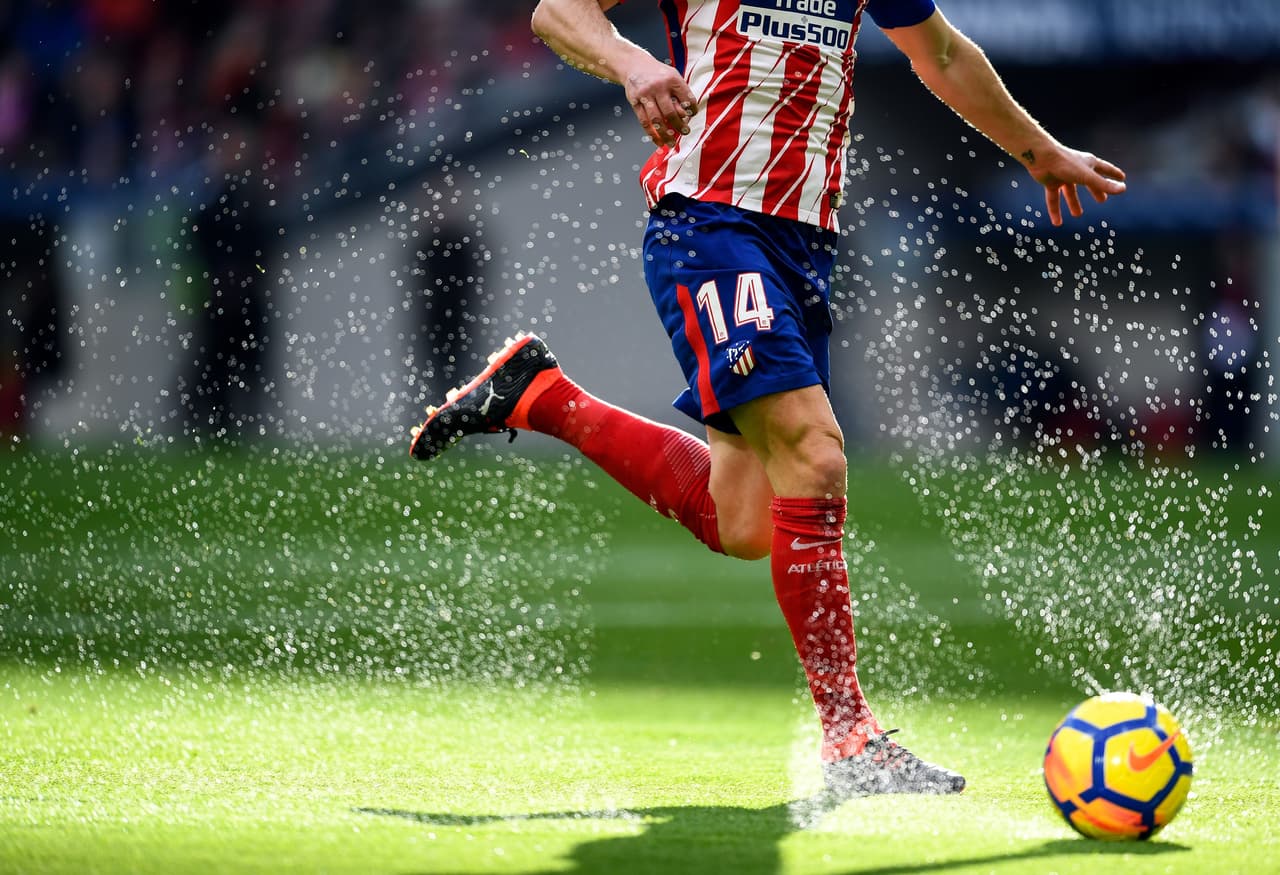 Una bellísima postal del encuentro correspondiente a la Fecha 21 de La Liga.