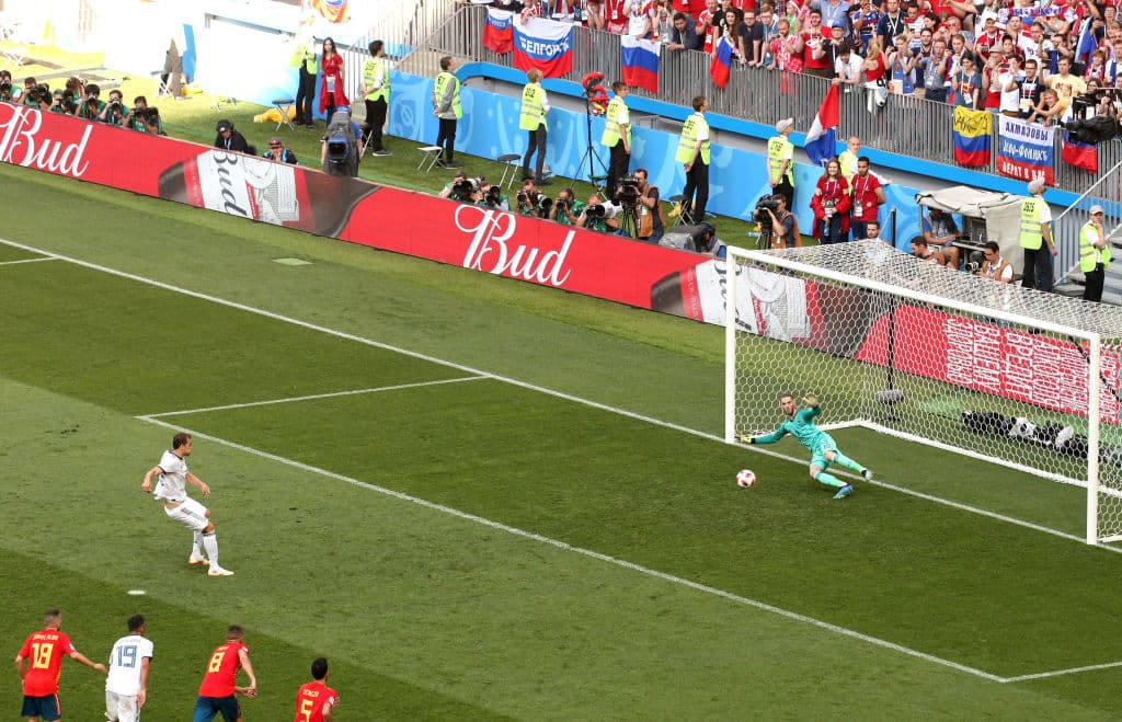 El propio Dzyuba anotó el gol para el 1-1 para Rusia al minuto 41 del primer tiempo.