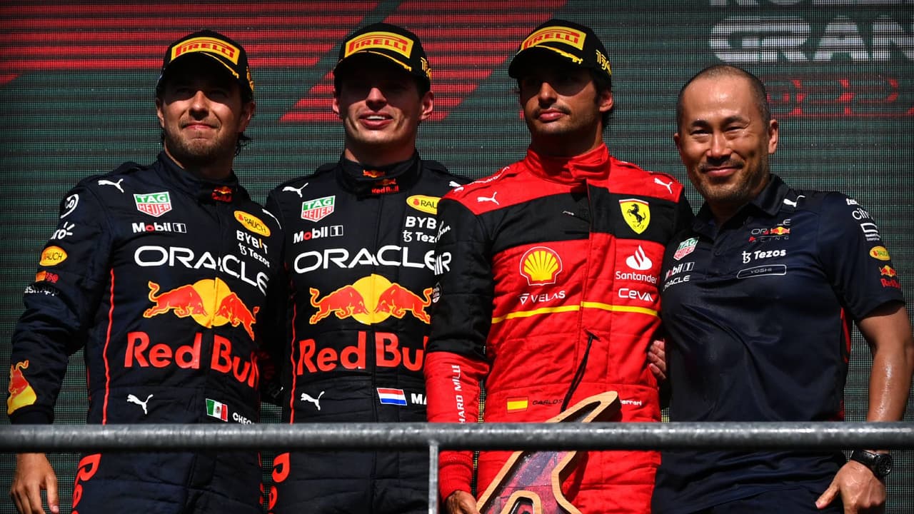 Checo Pérez logra su podio 22 en Bélgica, Verstappen gana