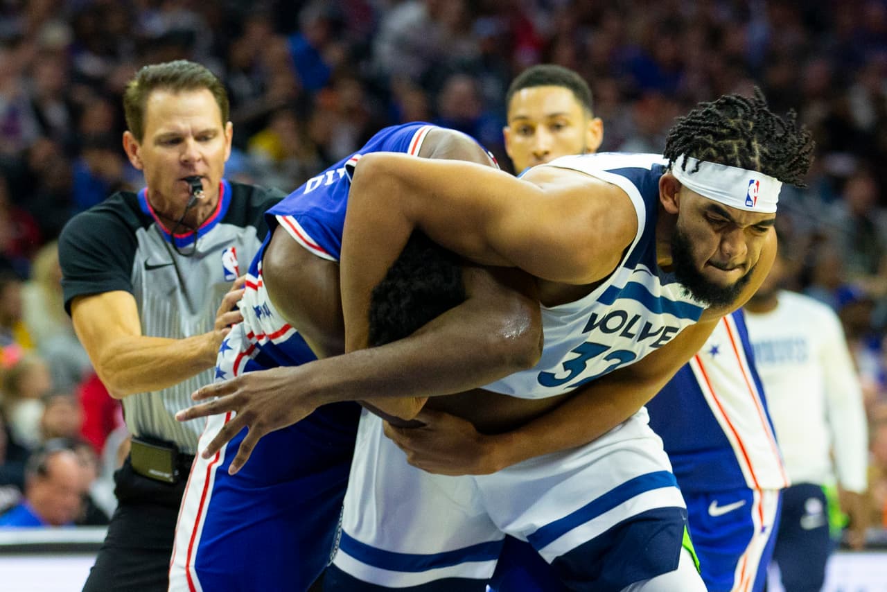 El pasado 30 de octubre los Philadelphia 76ers y los Minnesota Timberwolves, protagonizaron otra campal.