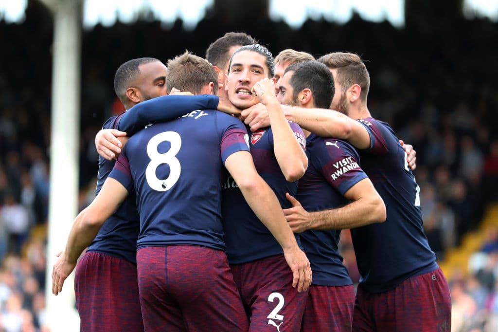 Al minuto 22 del segundo tiempo, Arsenal ya celebraba el 3-1 a su favor y sentía la confianza para ir por más.