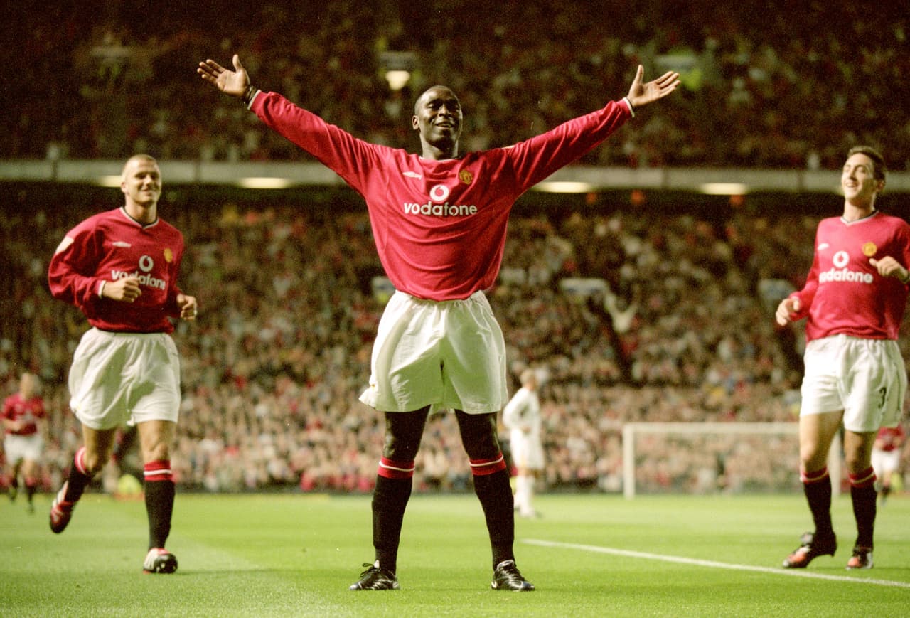 Andy Cole es otro nombre mítico en la Premier League: es el tercer lugar de todos los tiempos con 187 goles.