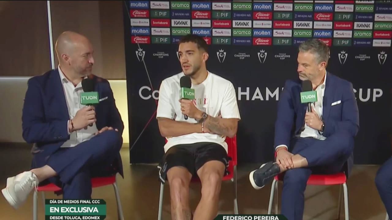 Federico Pereira habla de su lesión rumbo a la Final de Concacaf Champions Cup