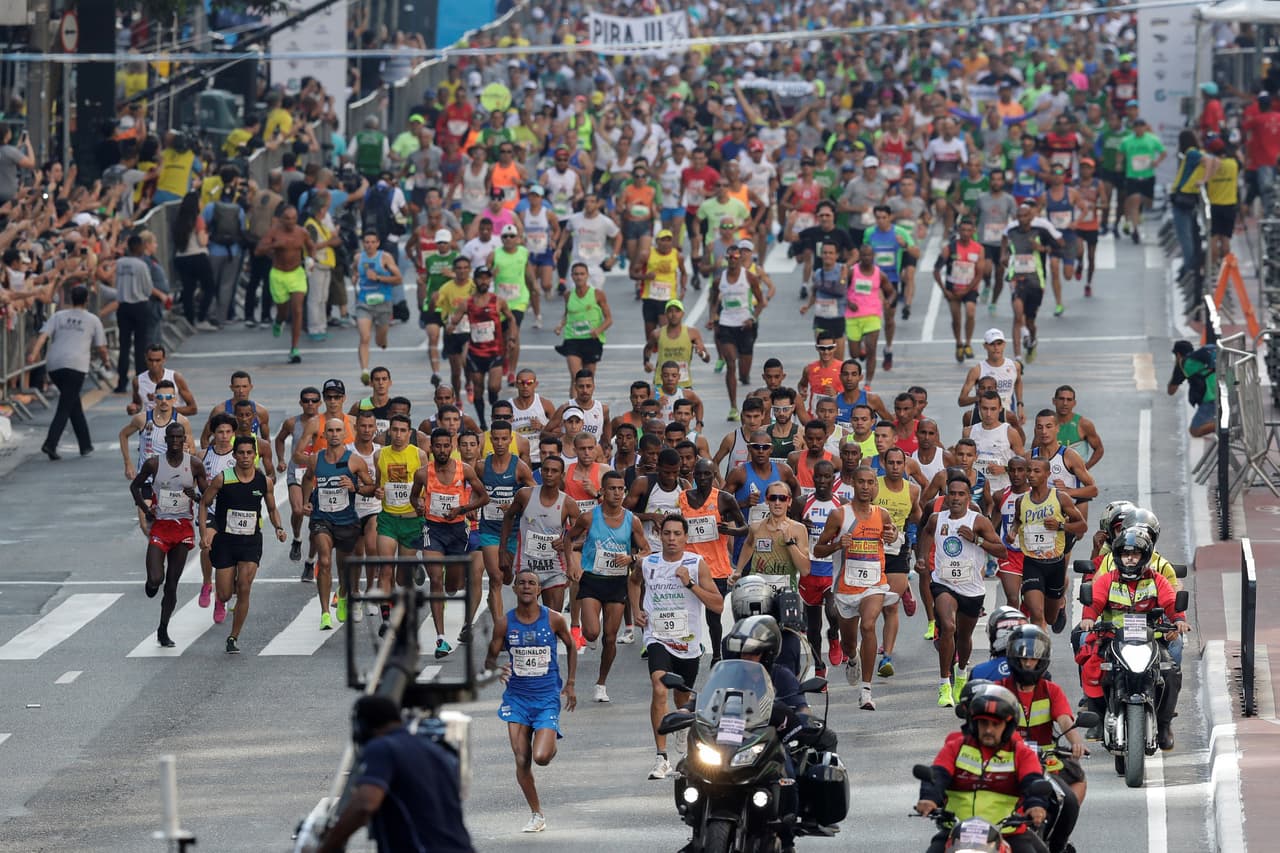 Provenientes de más de 80 países llegaron los participantes en la competencia sobre 21 kilómetros y 195 metros (26 millas y 385 yardas).