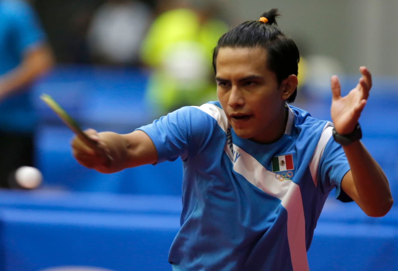 En el tenis de mesa compitió el mexicano Ricardo Villa.
