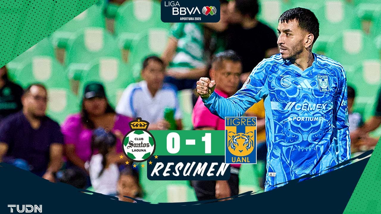 Resumen | Santos pierde en casa por la mínima ante Tigres