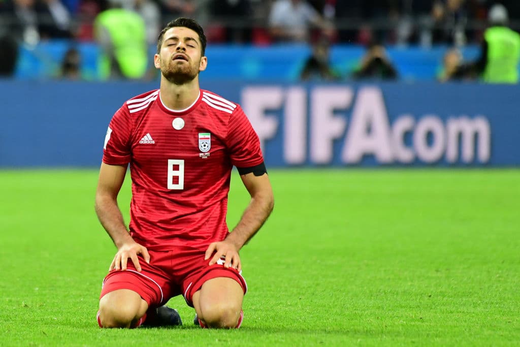 La expresión de Pouraliganji lo dice todo, el dolor de la derrota.