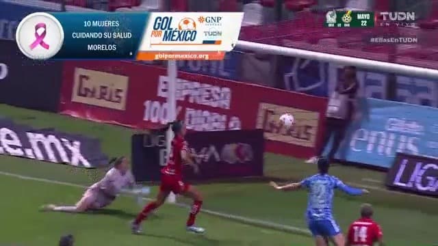 ¡Gooooool de Tigres! Diana Ordoñez solo llegar a empujar el esférico y adelanta a las amazonas