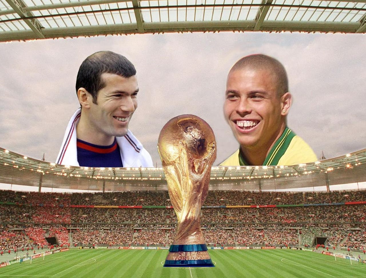 En medio de todo ese marco, llegó la final entre Francia y Brasil, con el protagonismo de Zinedine Zidane por un lado y Ronaldo por el otro.