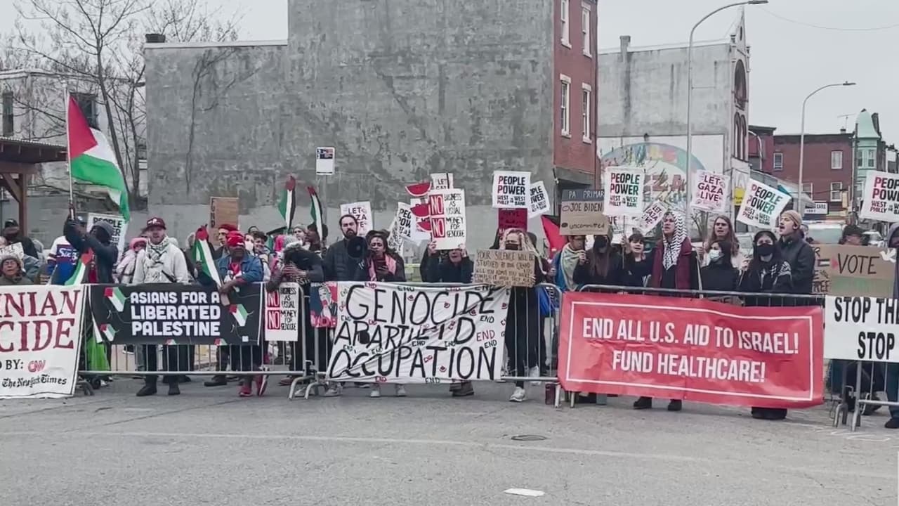 Manifestantes propalestinos en Universidad de Pensilvania dicen que no se irán hasta ser escuchados