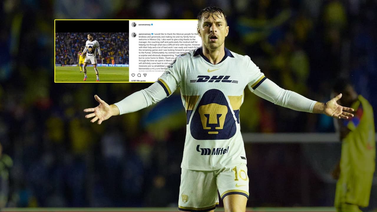 Aaron Ramsey cuenta cómo fue su salida de Pumas