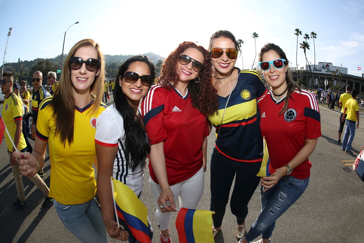 Belleza en las tribunas, una característica en la Copa América Centenario.