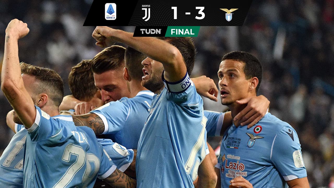 Con goles de Luis Alberto, Lulic y Cataldi, los dirigidos por Inzaghi sorprendieron a los bianconeri.