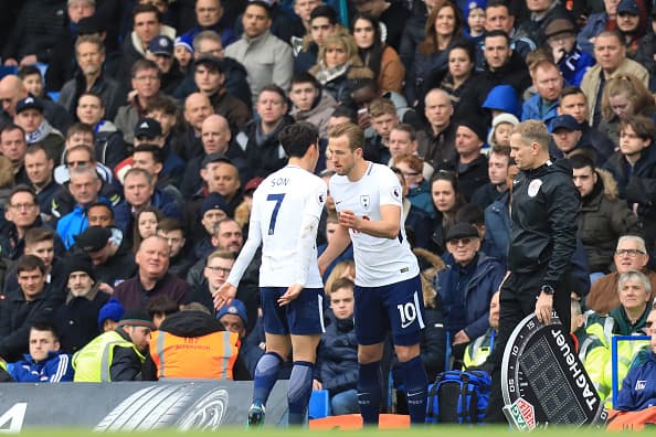 Harry Kane ingresó al campo al minuto 74.