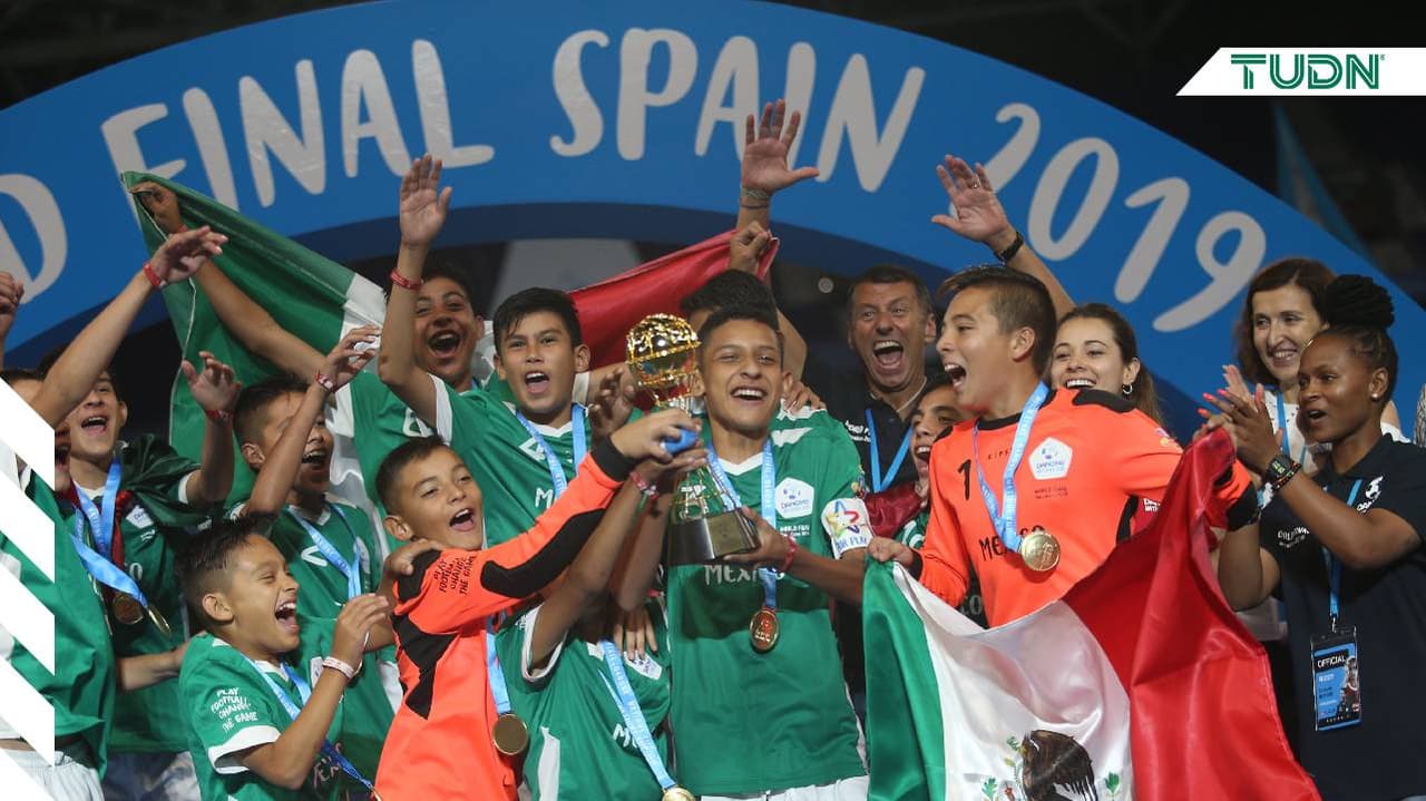 México se alza como campeón del mundo en torneo Sub-13